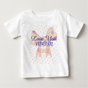 Mutti Mami Liebe dich Süße Stylische Moderne Mutte Baby T-shirt