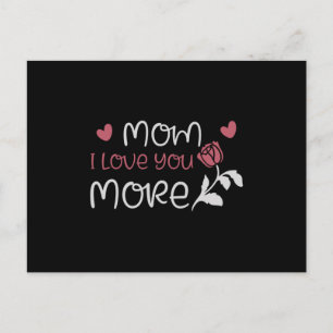 Mutti - Mutti ich liebe dich mehr Postkarte