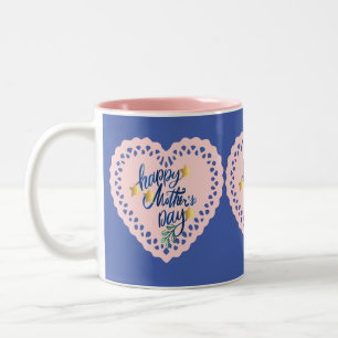 Mutti-Tag-Tasse Zweifarbige Tasse