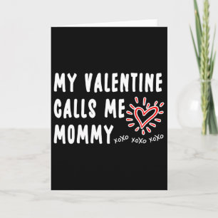 Mutti Valentinstag Mein Schatz nennt mich Mama Karte