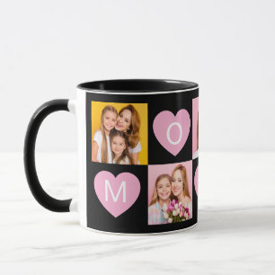 Mutti wir lieben dich Kinder Namen Foto Collage He Tasse