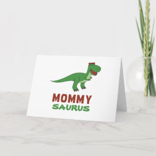 Muttisaurus Dinosaur T-Rex Dino Mama Mutter Mutter Karte