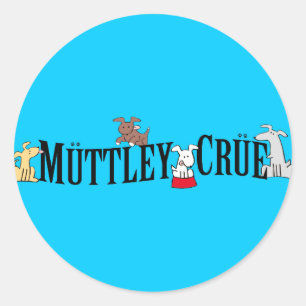 Muttley Crue Sticker