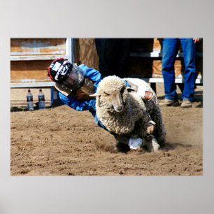 Mutton Buster versucht sein Mettle Poster