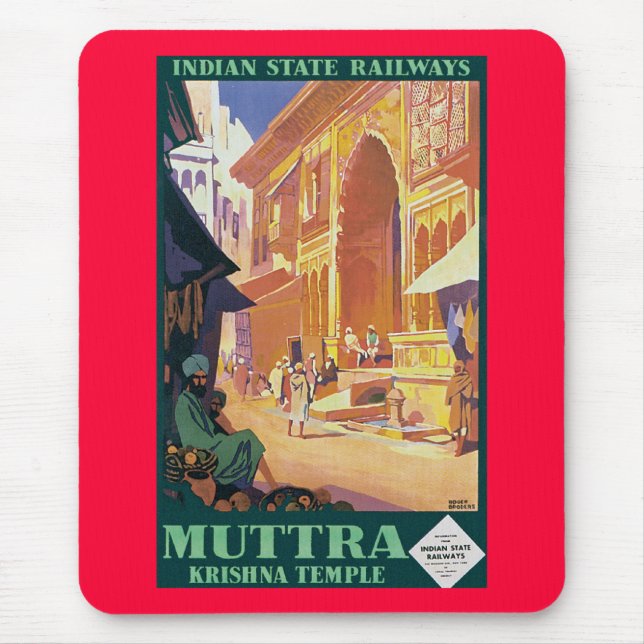 Muttra ~ Krishna Temple Mousepad (Vorne)
