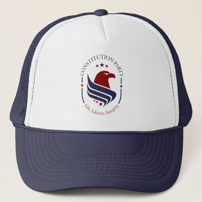 Mütze im Trucker-Stil, Constitution Party  (Vorderseite)