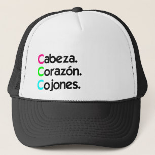 Mütze „Kopf Herz Cojones "