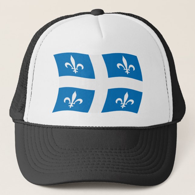 Mütze mit der Flagge von Québec (Vorderseite)