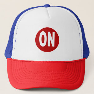 Mütze Trucker Rot Weiß Design ONTARIO
