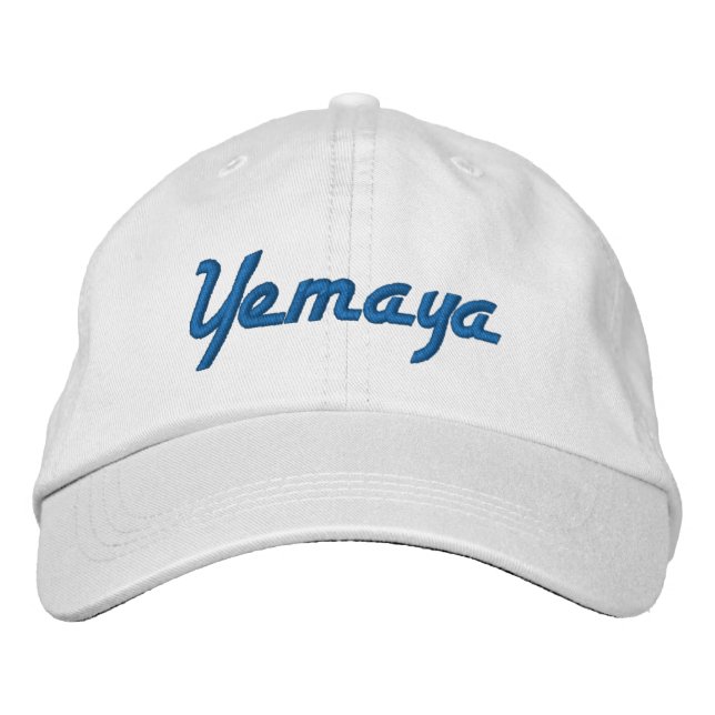 Mütze von Yemaya Bestickte Baseballkappe (Vorderseite)