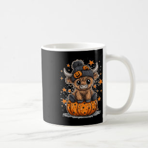 Muu, ich meine Buu, lustiger Herbst-Kürbis-Kuh-Hal Kaffeetasse