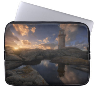 Muxia Leuchtturm Galizien, Spanien Laptopschutzhülle