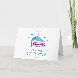 Muy Feliz Cumpleanos Tarjeta Carte de voeux