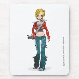 Muza-Chan-Maskottchen Mousepad