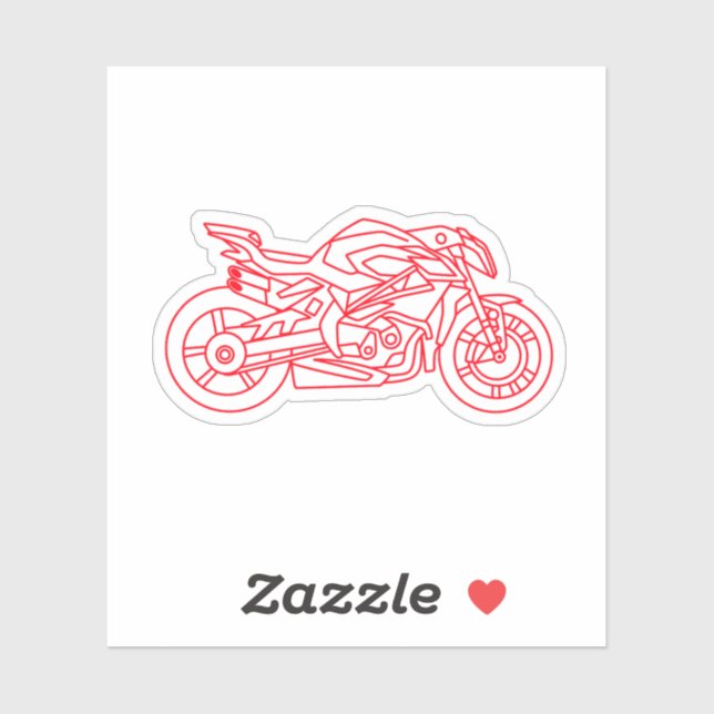 MV Agusta Brutale 1000RR Neon style Aufkleber (Blatt)
