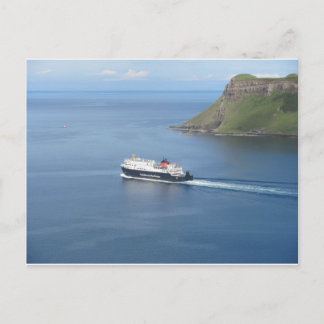 MV Hebrides verlassend Uig Postkarte