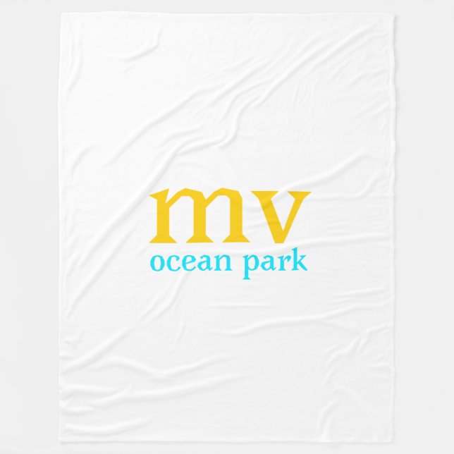 MV Ocean Park Fleece Blanket (Vorderseite)