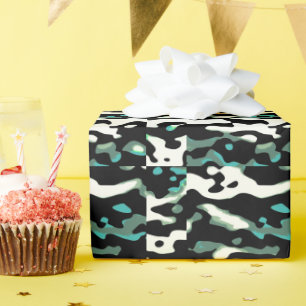 MVB Cameo Masculine Green 2 Design Geschenkpapier