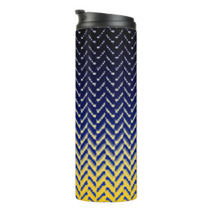 MVB Cheron Blue Yellow Design Tumbler Thermosbecher