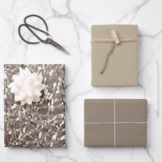 MVB Hochzeitsglanz Gold Geschenkpapier Set (Vorderseite)