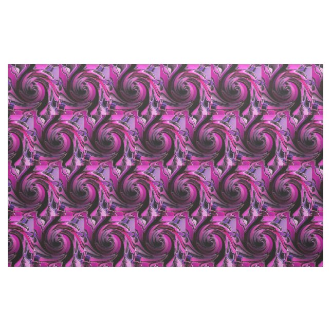 MVB Hot-Pink-Swirbeldesign 1 Stoff (Yard (91,4 cm))