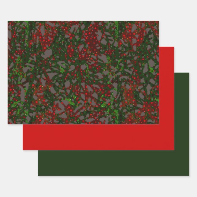 MVB Mistletoe Foliage Design Geschenkpapier Set (Set)
