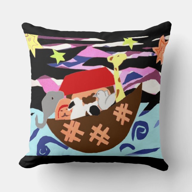 MVB Noah Ark Children's Kissen Design 1 (Vorderseite)