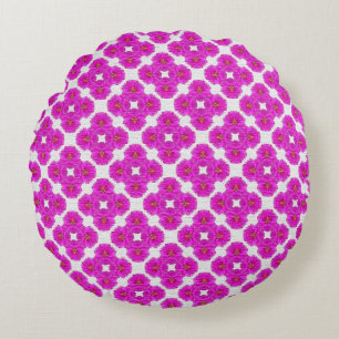 MVB Retro Mexic Moss Blume Rosa Rundes Kissen