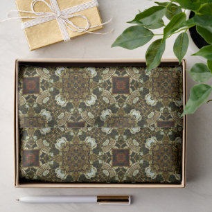 MVB Rich Bronze Gold Design Seidenpapier