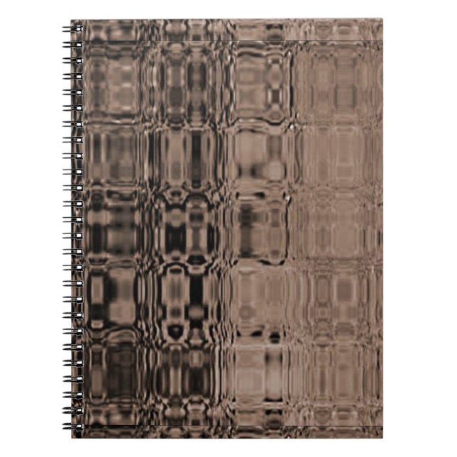 MVB Sepia-Imitat Glasverpackungspapier Notizblock (Vorderseite)