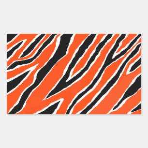 MVB Tiger Strip Druckaufkleber 1 Rechteckiger Aufkleber