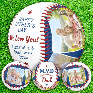 MVD - Der wertvollste Vater - Custom 2 Foto Baseball