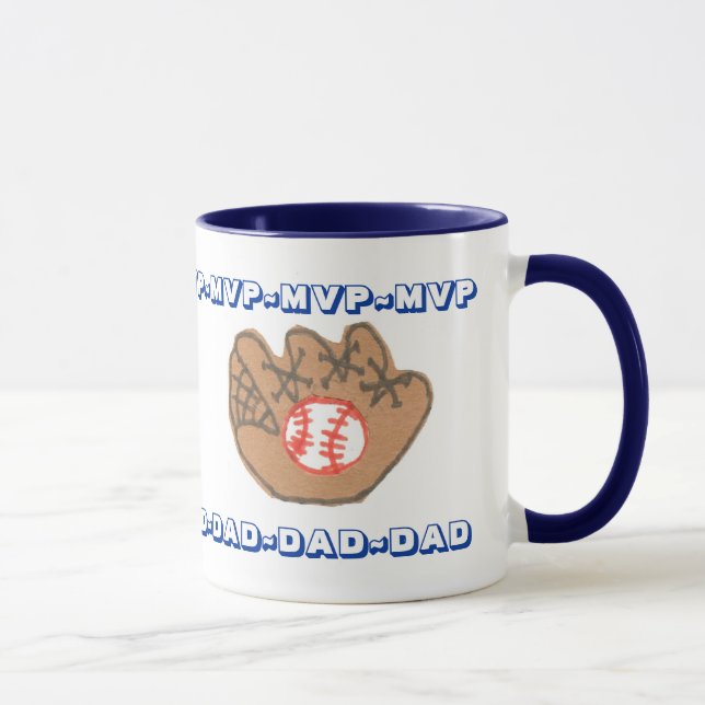 MVP DAD personalized Father's Day mug Tasse (Rechts)