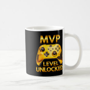 Mvp-Level freigeschalteter Videospiel-Player Gold Kaffeetasse
