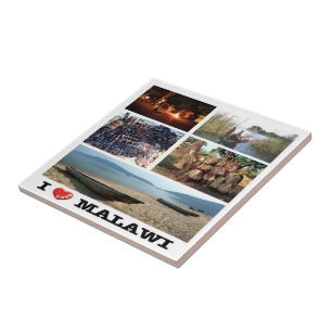 MW009 MALAWI I Liebe, Mosaik, Afrika, Fliese