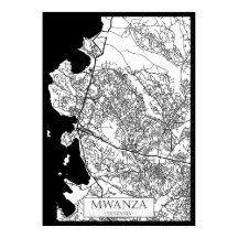 Mwanza Tanzania City Map