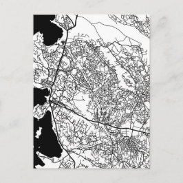 Mwanza Tanzania City Map Postkarte