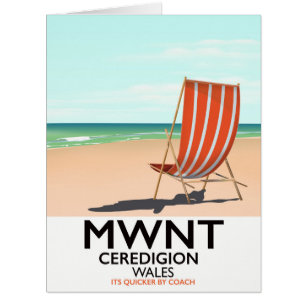 Mwnt, Ceredigion Wales Reiseplakat