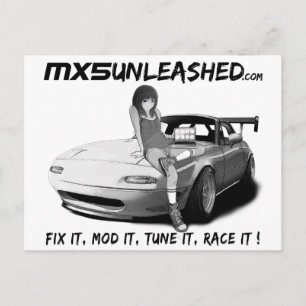 MX5 Entleashed Postkarte