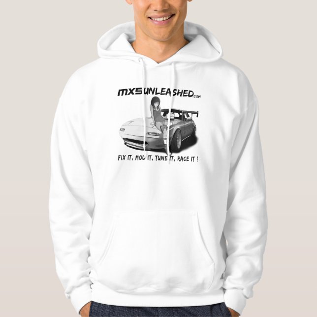 MX5 losgebundener Hoodie (Vorderseite)