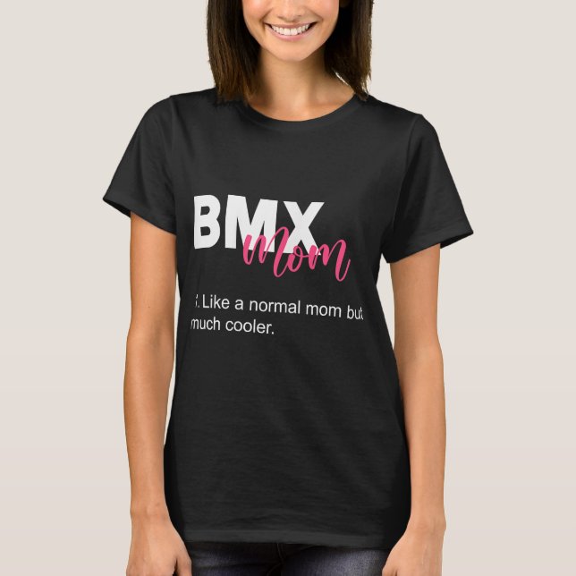 mx Mama Bike Racing Biker T-Shirt (Vorderseite)