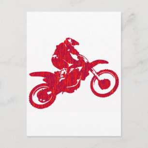 MX RED STYLED POSTKARTE