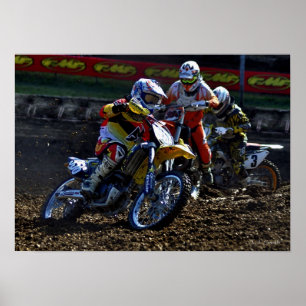 MX-Rennen-Aktion Poster