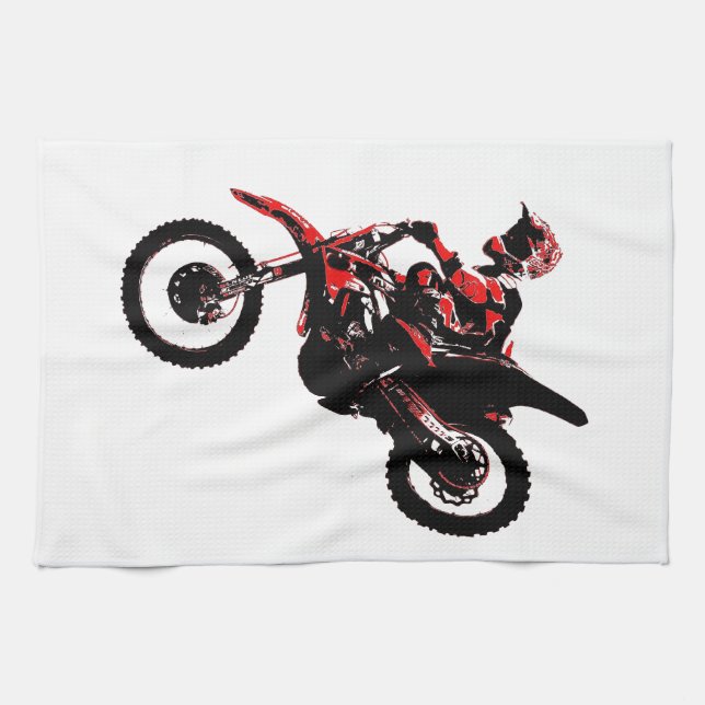 MXmotocross-Regeln! Handtuch (Horizontal)
