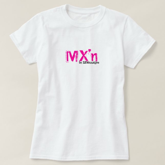 MX'n braap T-Stück für sie - Pink T-Shirt (Design vorne)