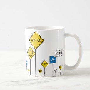 My66 Verkehrsschilder 2 Kaffeetasse