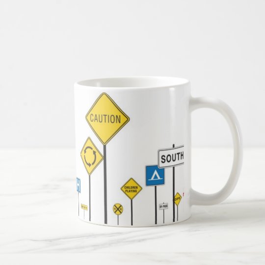 My66 Verkehrsschilder 2 Kaffeetasse