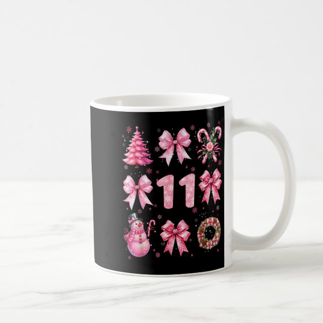 My 11th Birthday Nk Santa Coquette Snowman 11 Year Kaffeetasse (Rechts)