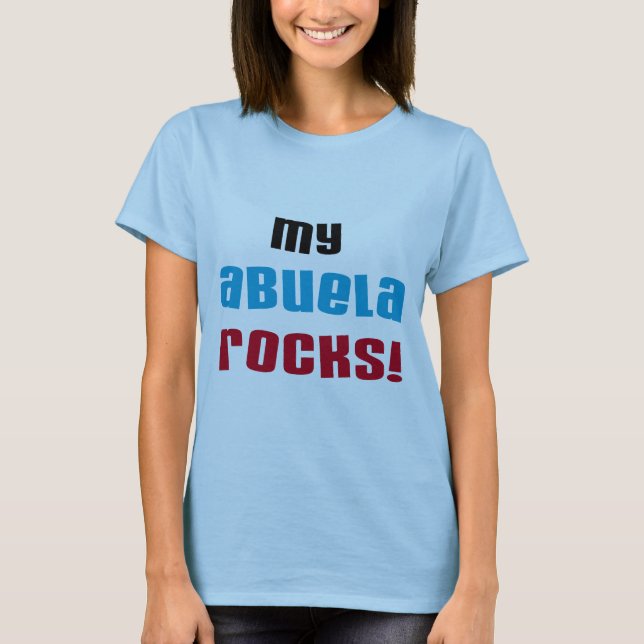 My Abuela Rocks T-shirts et cadeaux (Devant)
