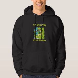 My Alligator Ate My Homework Reptiles Zoo Ponds Cr Hoodie